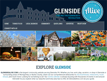 Tablet Screenshot of glensidealive.com